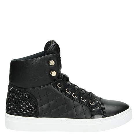 hoge zwarte dames sneakers
